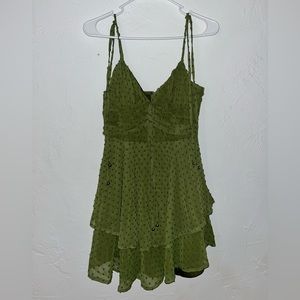 Short green fairy dress from shein